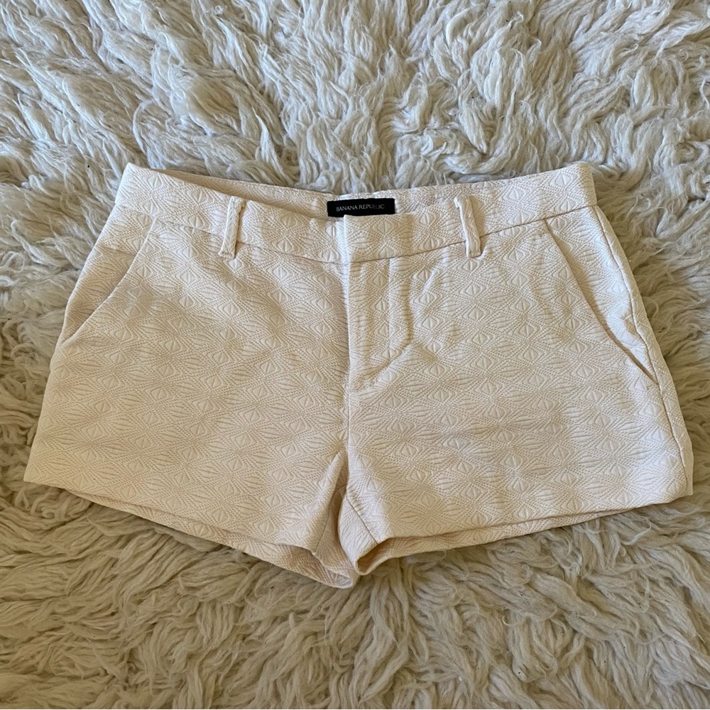 Cream Shorts
